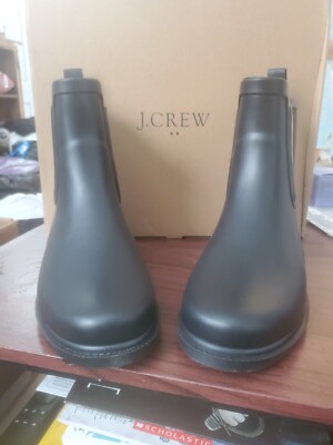 Womens rain boots J CREW chelsea rain boots SIZE