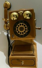 MUSEUM THOMAS SERIES WOOD HANGING PHONE with COA
