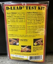 D-LEAD POCKETSIZE LEAD TEST KIT * KT-021 ESCA TECH