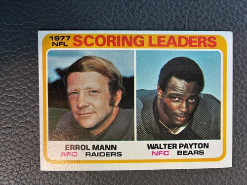 1978 Topps Scoring Leaders  #334 Walter Payton / Errol Mann