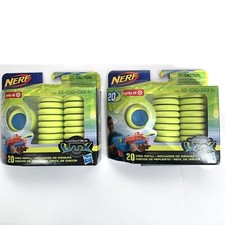 2 NERF Vortex VTX 20 Count Disc Refill Hasbro 2 Pack 40 TOTAL - NEW