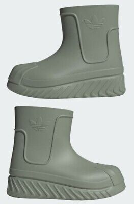 Adidas Adifom Superstar SST Boots Silver Green Women's 6.5 Adidas Adifom Superstar SST Boots Silver Green Women's 6.5