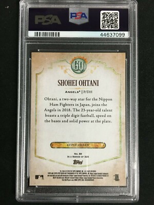 2018 Topps Gypsy Queen - Shohei Ohtani #89 Gypsy Queen Logo Swap