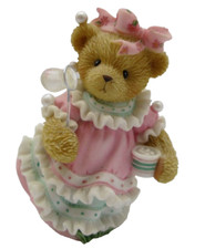 Cherished Teddies - Bear Figurine 2003 Blaire  Symbol Of Membearship CT 010 