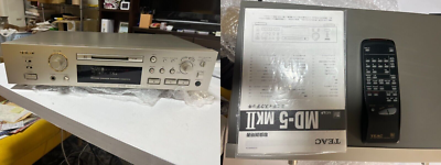 TEAC MD-5MKII Mini Disc Digital Audio System MD Recorder Silver