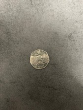 Rare collectors 50p coin 2011 London Olympic Games Aquatics Swimmer Swimming