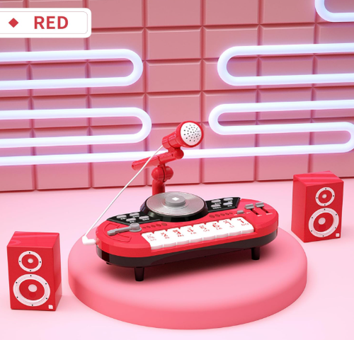Toddler DJ Mixer Piano Toy Interactive Musical Microphone Toy for Kids Ages 1-3 - Picture 6 of 6