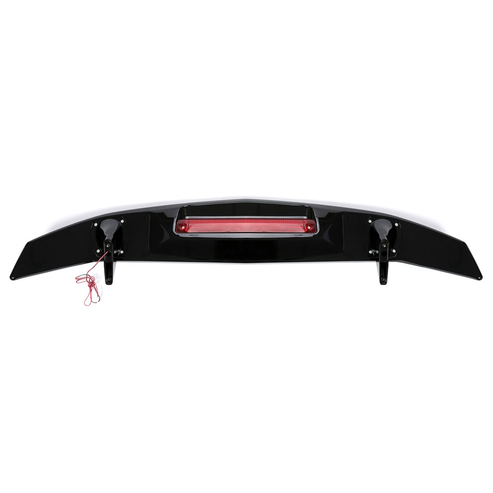Type R Style Rear Trunk Spoiler W/ LED Light For 2016-2021 Honda Civic Sedan – Black