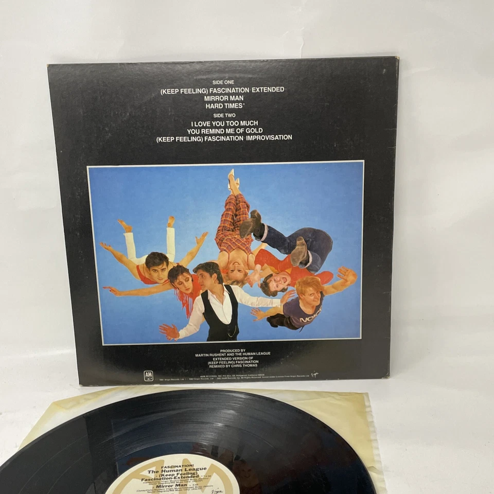 The Human League – Fascination! 1983 A&M Records SP-12501 Synth-Pop LP EX/VG+ - Image 3 of 4