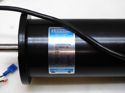 LEESON CM34D25NC3A DIRECT CURRENT PERMANENT MAGENETIC MOTOR 130V 1