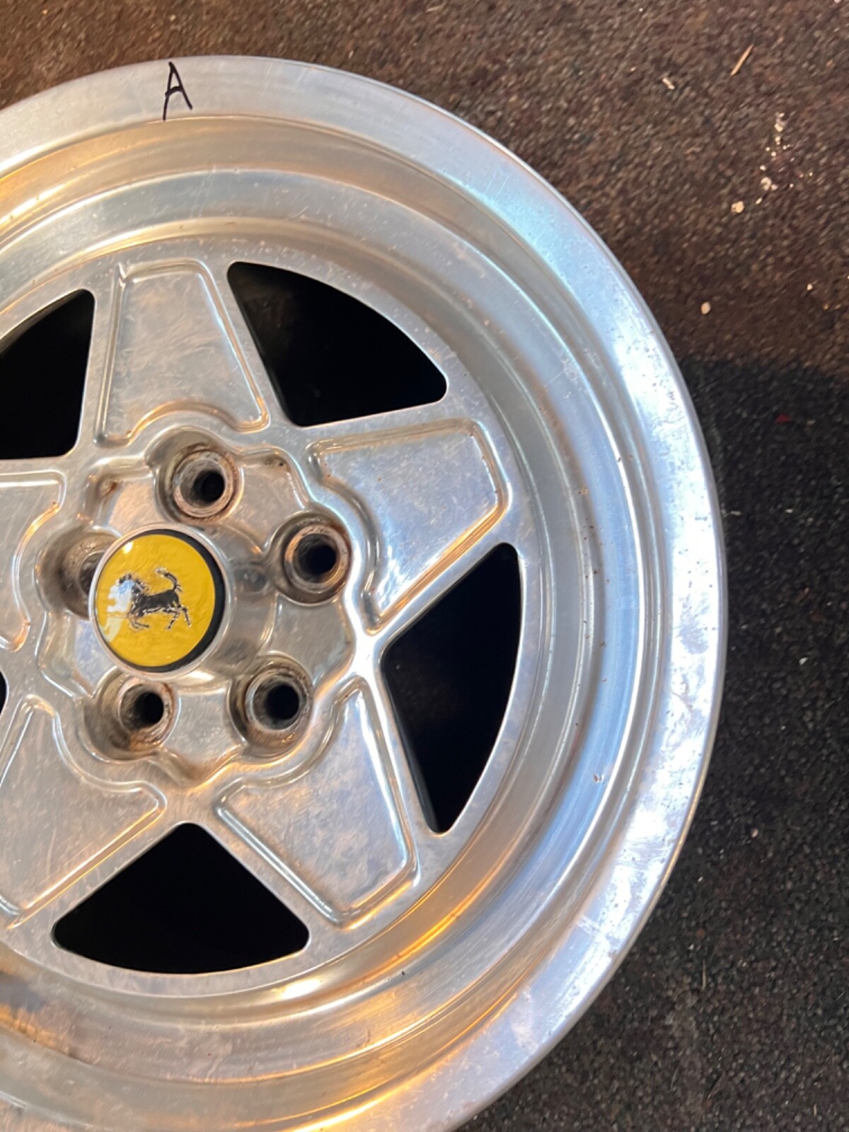 (A) 1 Ferrari 208,308  Road Wheel Rim TRX  165TR 390 Part # 117000