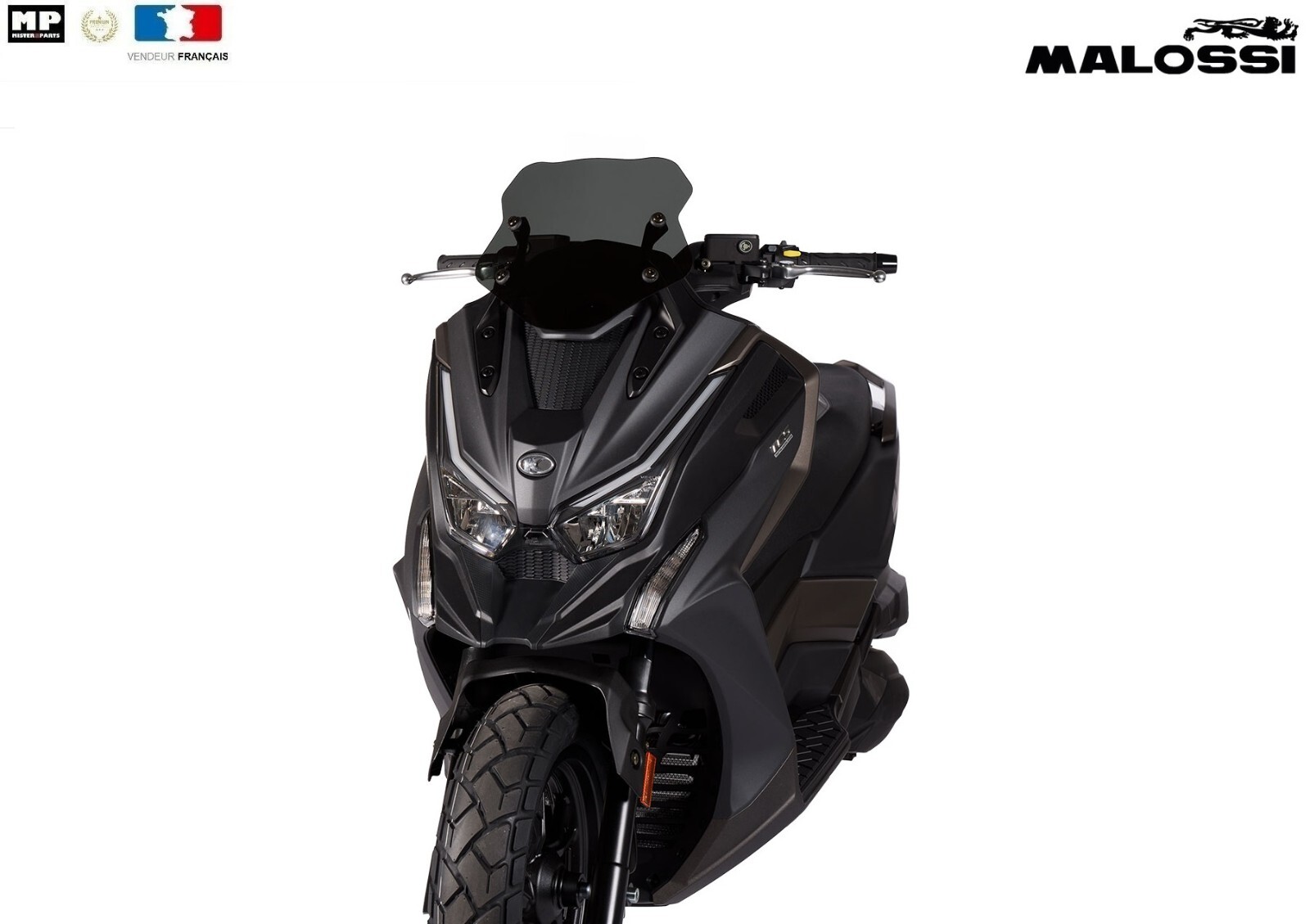 Bulle MHR screen sport Kymco DT X360 360ie 4T saute-vent SK64D fumé