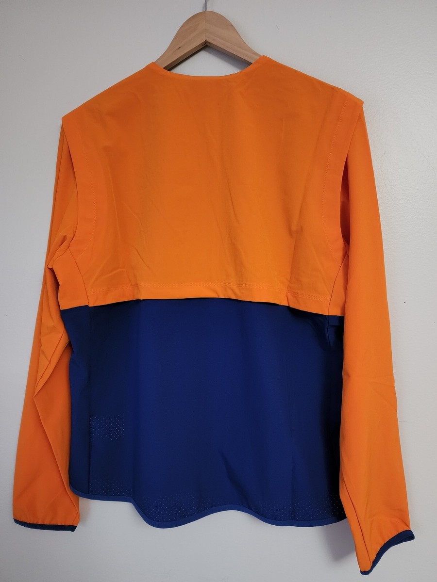 Nike Rafa Nadal Dri Fit Jacket Full Zip Size Medium Org/Blue