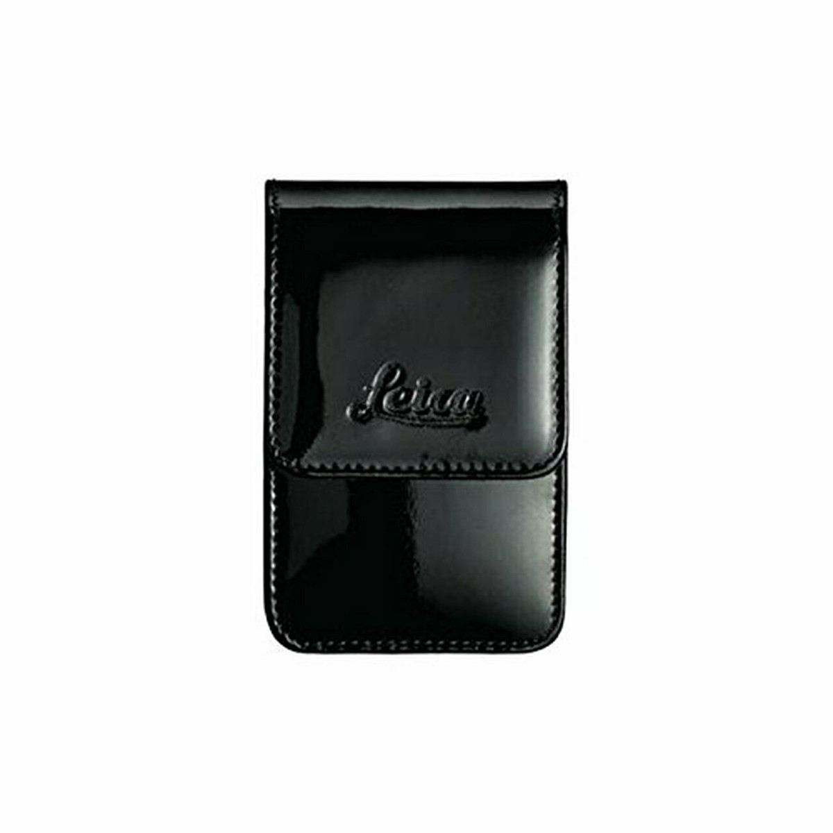 New Unused Leica Black Glossy Leather Case Strap C-Lux 3 Compact