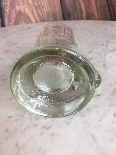 Ministerium Amplicare Fructus FAS Quill Scales Seal Glass Beer Mug Heavy Bottom - Picture 5 of 6