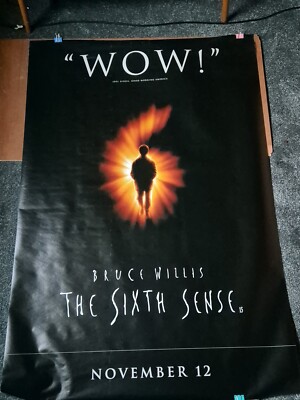 Vintage Sixth 6th Sense Original Subway Movie Film Horror Poster 100 x 152cm