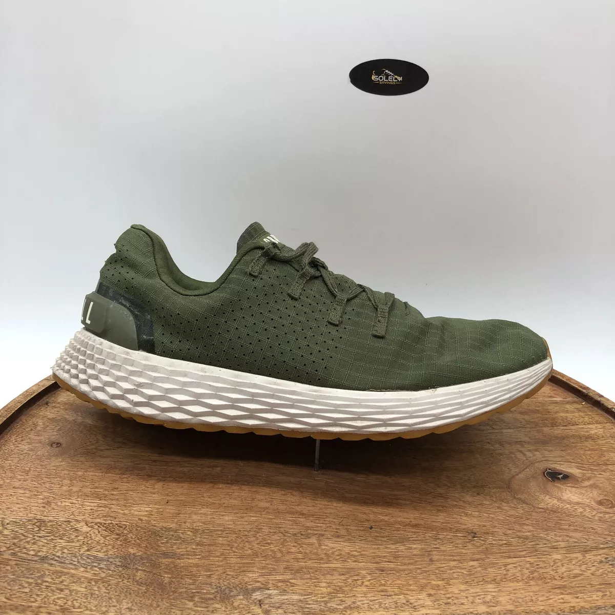 Nobull Ripstop Runner Mens Training Running Shoes Sneakers Army Green Size 8