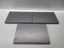 Lot of 3 Fujitsu LifeBook E754 Laptops Intel Core i5-4310M 4GB Ram No HD/Battery