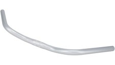 Ergotec Handlebar Silver, Aluminium, 25.4Mm, Height 35Mm, Backsweep 47