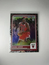 2023-24 Panini NBA Hoops Haunted Adama Sanogo Holo Web SP Rookie RC #47 Bulls