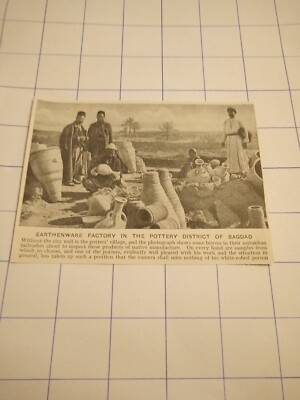 Steingutfabrik Keramik Bezirk Bagdad Astrachan Teersträucher Töpfer um 1920
