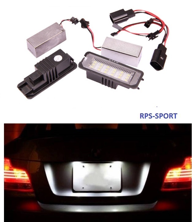 Feux AR LED plaque Porsche Cayenne 957 anti erreur ODB bloc étanche
