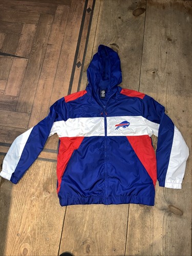 Buffalo Bills NFL Football Mens Medium Windbreaker Jacket Retail $90 - Picture 11 of 14