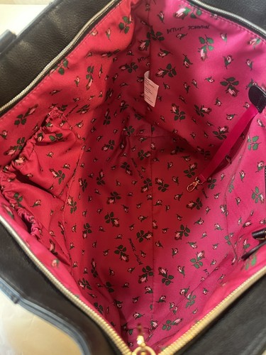 Betsey Johnson Queen Kitsch Tote Check Me Out Hearts Checker Board Travel Bag - 第 6/17 張圖片