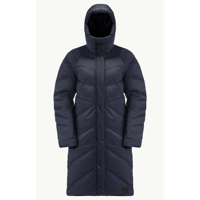 Jack Wolfskin MARIENPLATZ COAT W Down Damen Marineblau Mantel Alltag 12069711010