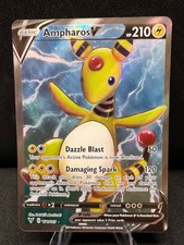 Ampharos V 171 Holo Ultra Rare 185 Vivid Voltage Pokemon 2020 on eBay
