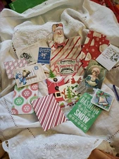Christmas Ephemera Pack For Crafting, Canvas Bag, 16+ Assorted Pieces, #2