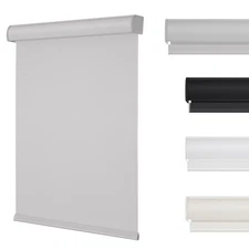 Changshade Cordless Blackout Roller Shades with Valance, Room Darkening Roll-...