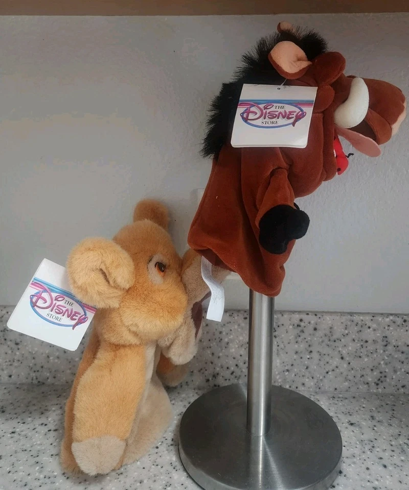 TOTALMENTE NUEVO El Rey León Pumba y Kiara Marionetas de Mano Película de 10". Niños. Simba.  Foto 2 de 4