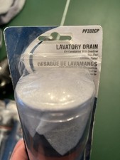 Lavatory Popup Drain with Overflow chrome finish