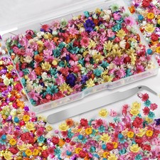 Pressed Flowers For Resin, 520Pcs DIY Jewelry Making, Multicolor