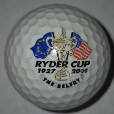 1927 Ryder Cup 2001 Logo Golf Ball A-7-1 - 1ct One Ball