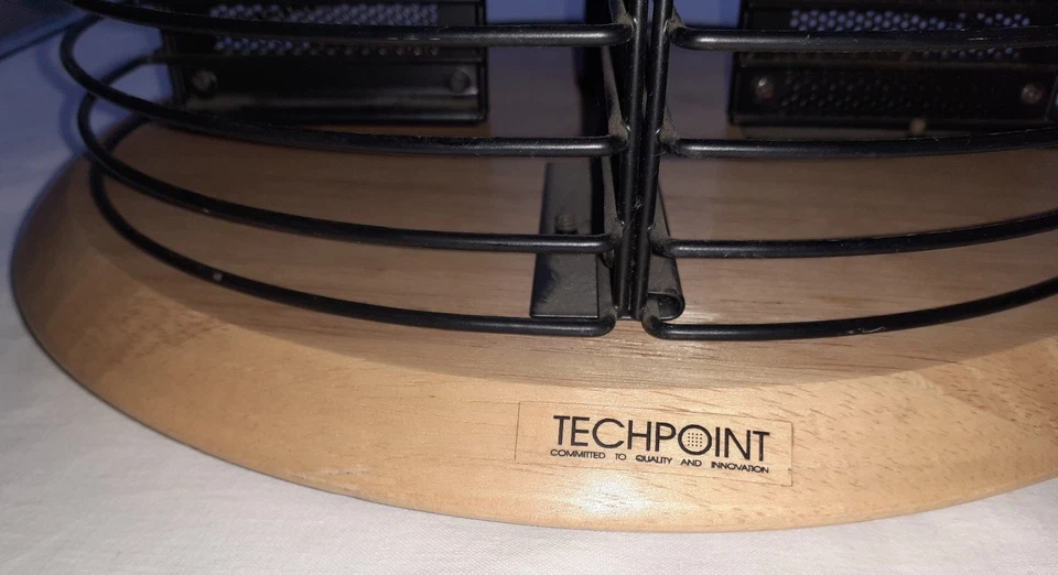 TORRE GIREVOLE PORTA 96 CD TECHPOINT COLONNA IN LEGNO E METALLO - Immagine 4 di 4