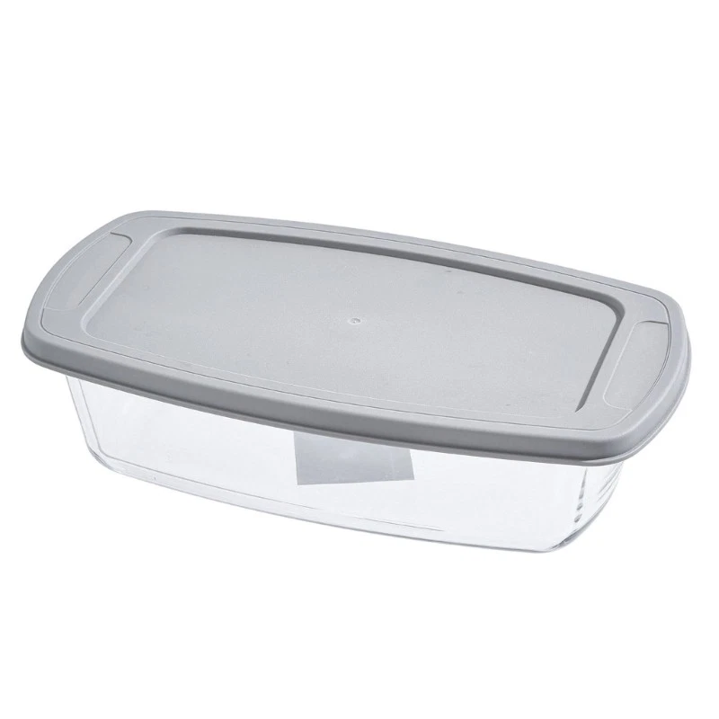 Functional Glass Loaf Pan With Handles 27x14x7cm Perfect For Oven And