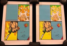 The Locust Dillinger Escape Plan Concert Poster Set (2) Jermaine Rogers Print