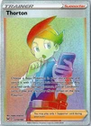 Pokemon Card - Thorton 210/196 Lost Origin Rainbow Rare Near Mint