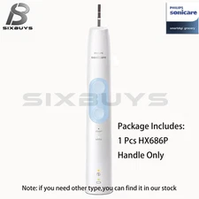 New Philips Sonicare Sonic ProtectiveClean 6100 Toothbrush Handle HX686P HX682P
