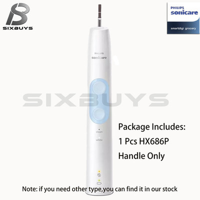 New Philips Sonicare Sonic ProtectiveClean 6100 Toothbrush Handle HX686P HX682P
