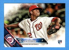 2016 Topps #394 Abel De Los Santos Washington Nationals