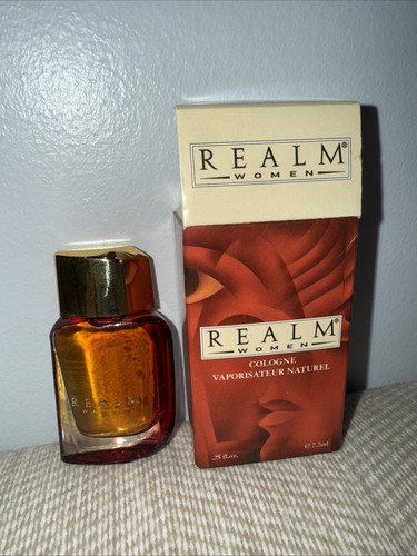REALM WOMEN by EROX COLOGNE WITH HUMAN PHEROMONES 7.2ML/.25OZ VINTAGE 1994s NEW