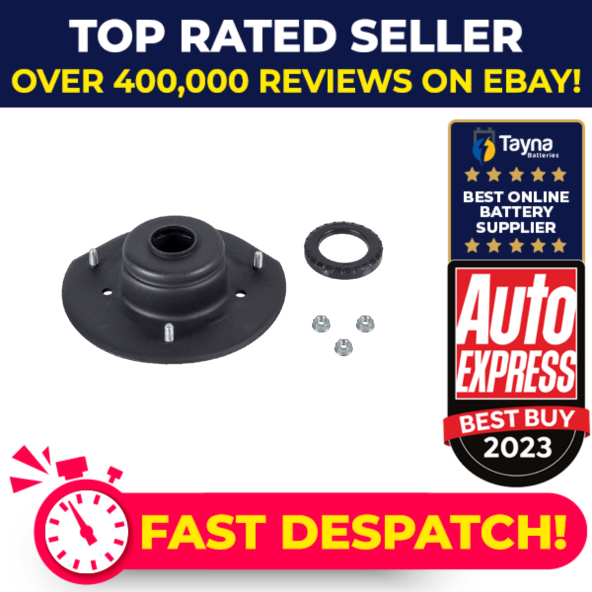 Top Strut Mounting fits CHRYSLER VOYAGER Mk3 2.4 Front 00 to 08 EDZ K04766116AA
