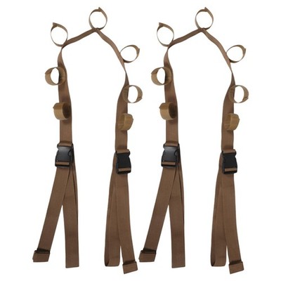  Car Fishing Rod Organizer Strap Holders for Belt Adjustable Fish-rod Mount