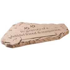Faithful Friend and Companion Pet Memorial, Garden Stone