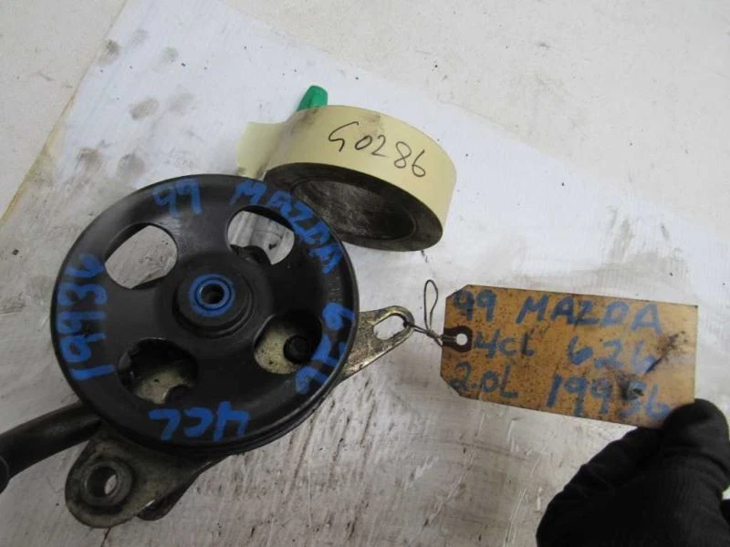 1998 1999 2000 2001 2002 MAZDA 626 4 Cylinder Engine Power Steering Pump - Image 2 of 4