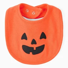 Carters Baby Jack-O-Lantern Drool Bib NWT - Teething Infant Pumpkin Drool 🎃