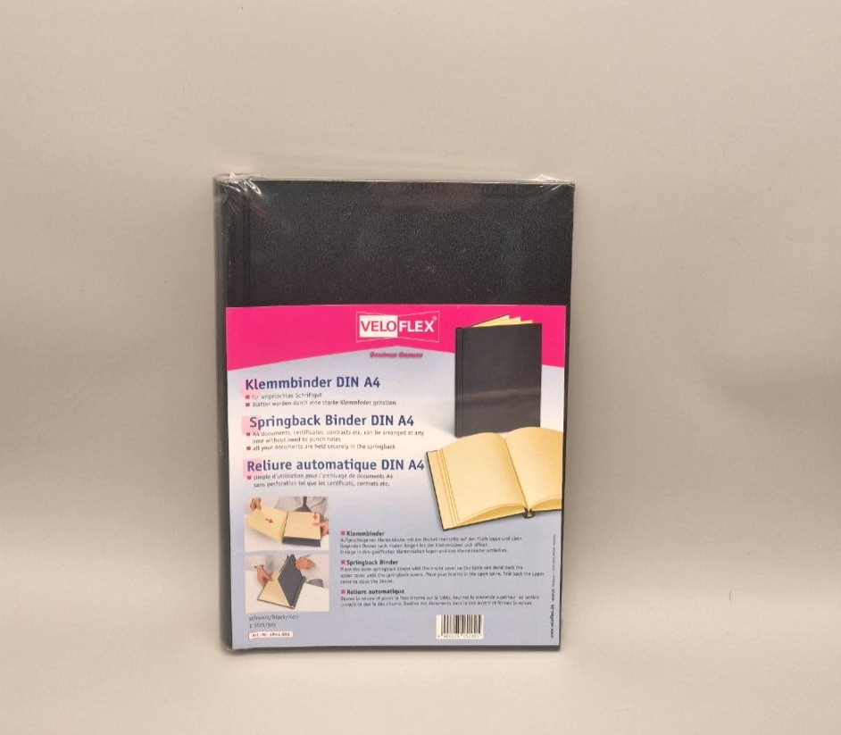 VELOFLEX Klemmhefter A4 schwarz 1 St. - Bild 4